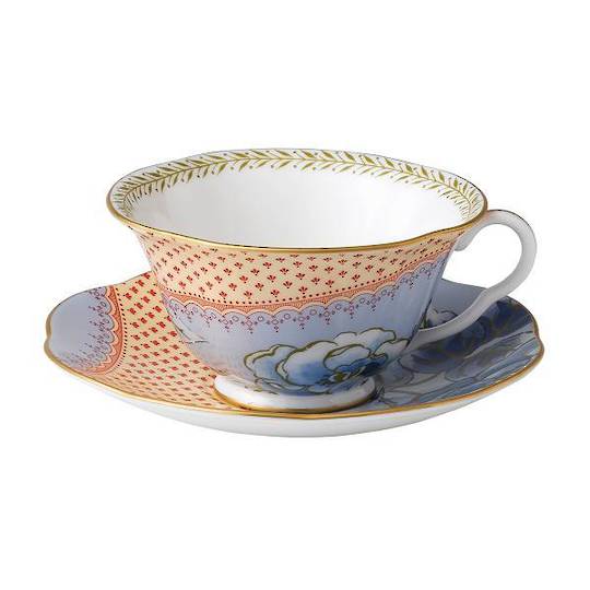 Wedgwood Bloom Low Blue Cup & Saucer